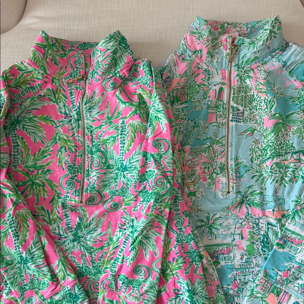 Lilly Pulitzer quarter zips